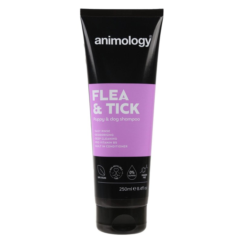 Loppe- og flåtshampoo til hunde 250 ml Animology Loppe- og flåtshampoo til hunde 250 ml Animology