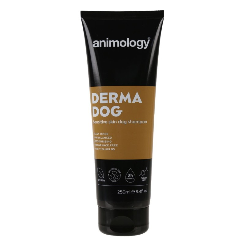 Derma Dog Sensitiv Hud Hundeshampoo 250 ml Animology