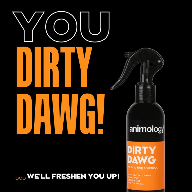 Animology Dirty Dawg Hundeshampoo uden skylning 250ml Animology Dirty Dawg Hundeshampoo uden skylning 250ml