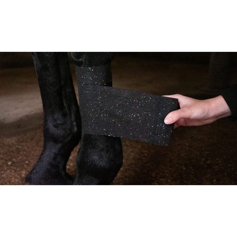 Excellent Animal Glitter Bandage Pro 10 cm - Sort Excellent Animal Glitter Bandage Pro 10 cm - Sort