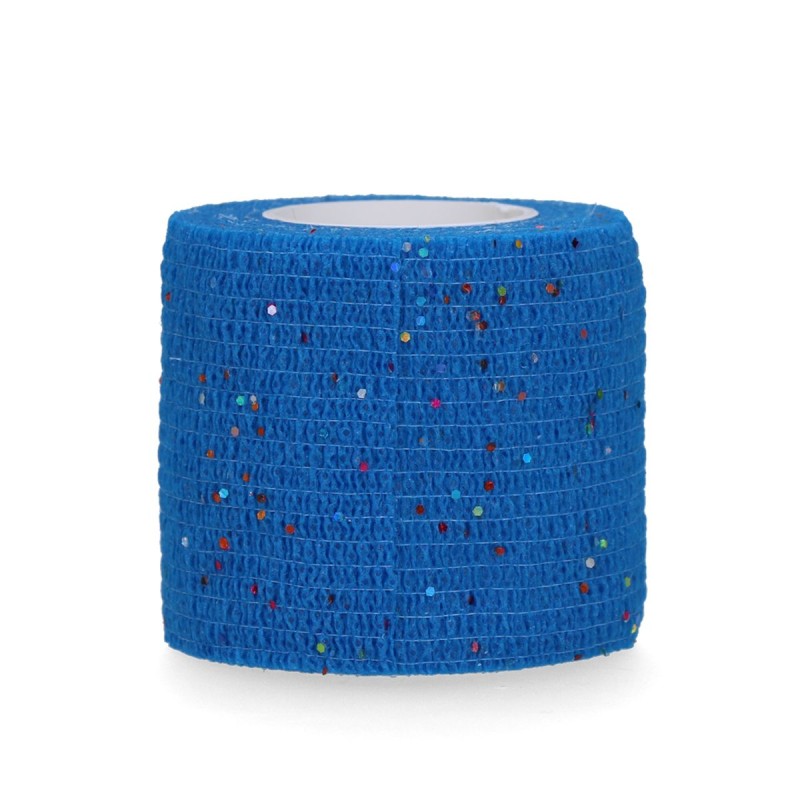 Glitter Bandage Pro 5 cm - Blå Excellent Animal