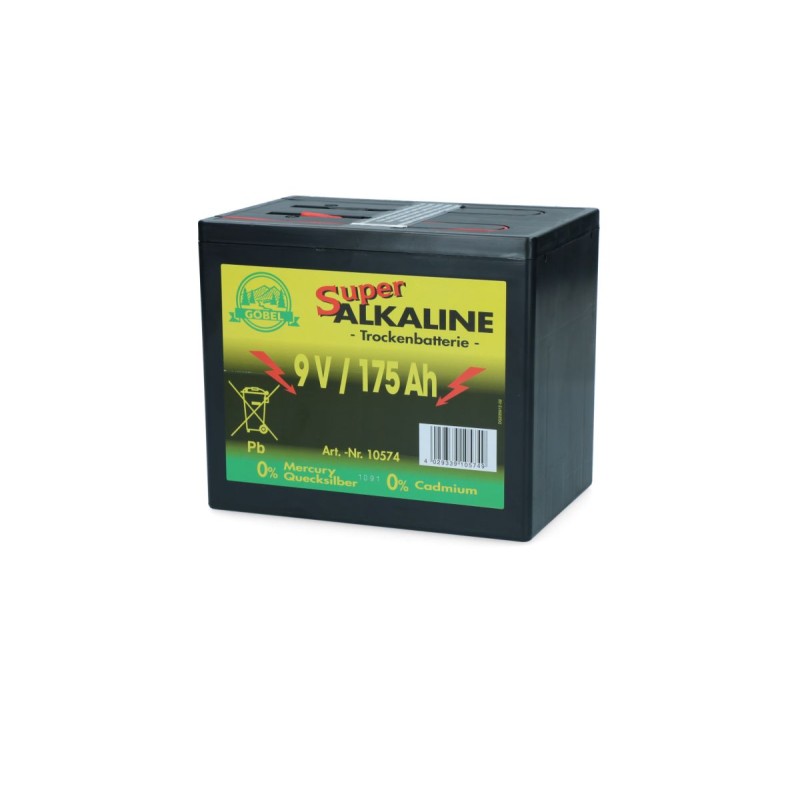 Batteri til hestehegn Durobat 9V Batteri 175Ah
