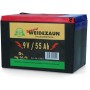 Batteri tørt til hestehegn 9V/55Ah 