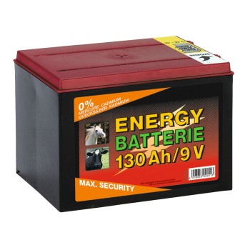 Batteri tørt 9V/55Ah (H11,5 x L16,5 x B11,2 cm) 130 Ah L19cm