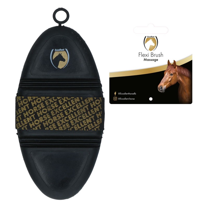 Flexi børste massage Excellent Horse