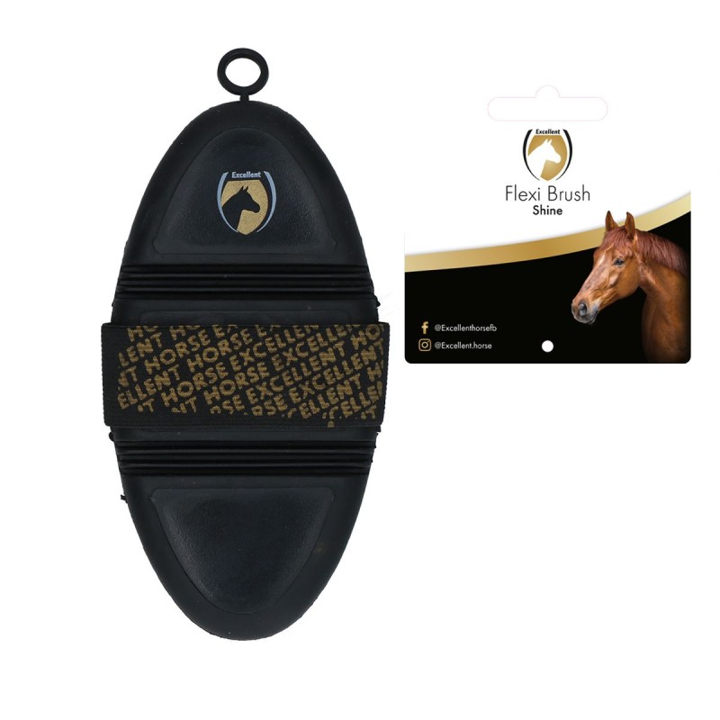 Flexi Børste Shine Excellent Horse