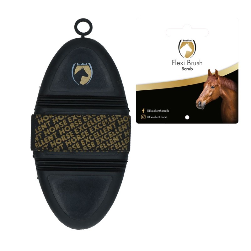 Flexi børste skrubbe Excellent Horse