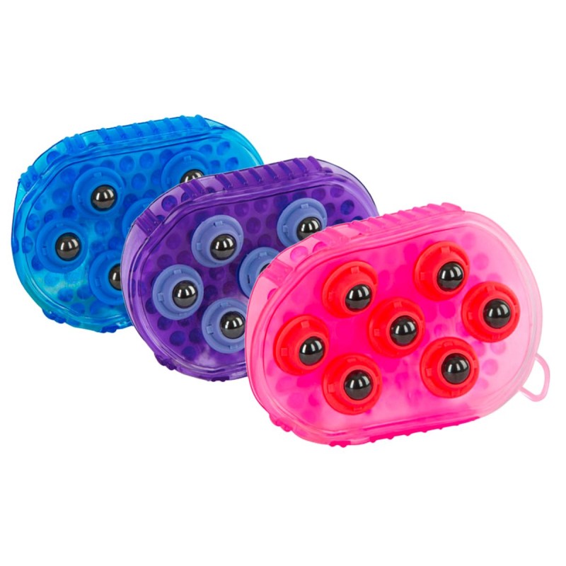 Magnetisk massagebørste lilla