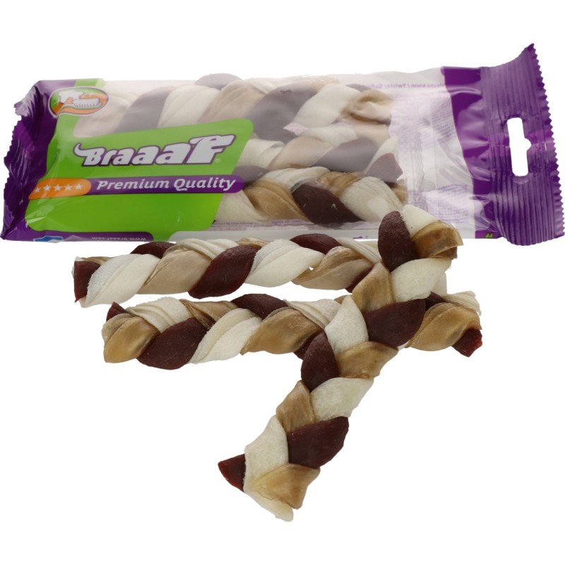 Twister Braids (3-pak) - 12 cm Braaaf Twister Braids (3-pak) - 12 cm Braaaf