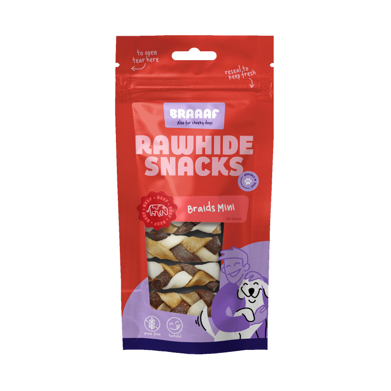 Twister Braids (5-pak) - 6 cm Braaaf Twister Braids (5-pak) - 6 cm Braaaf