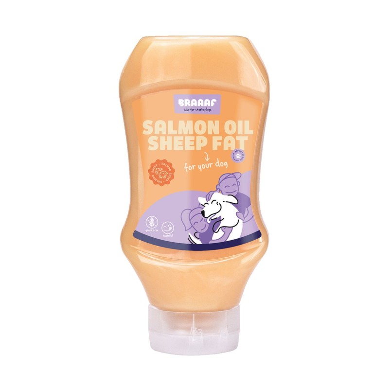 Hundefodersauce Lakseolie Braaaf