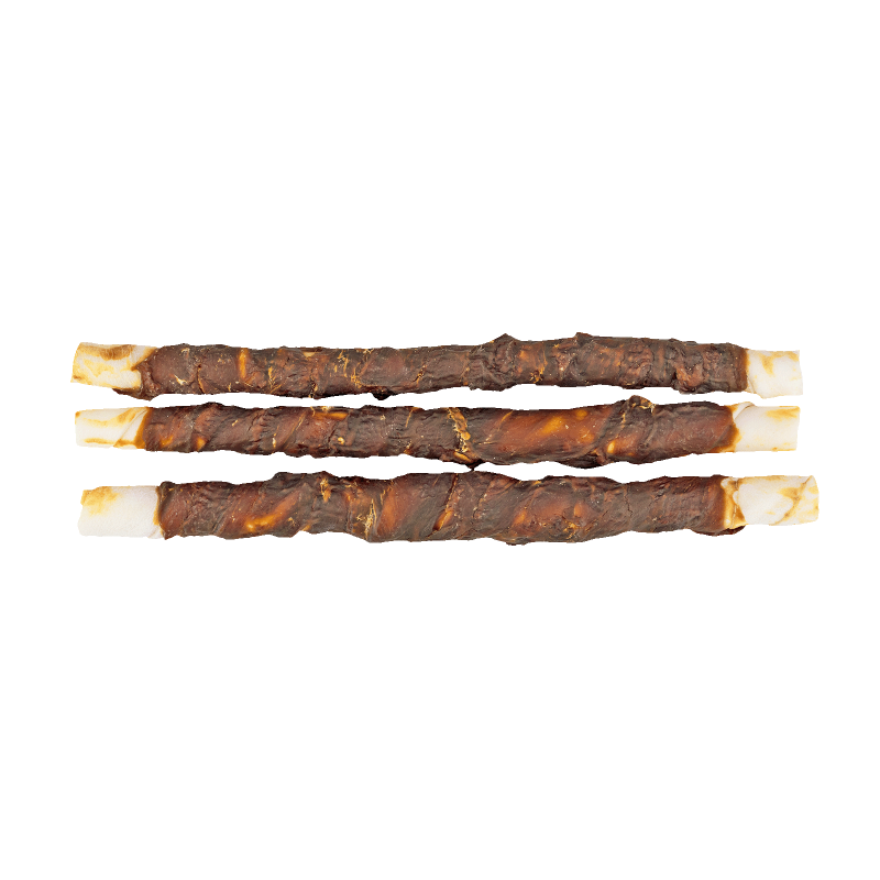 Braaaf Rawhide Twister And (3 stk.) - 25 cm Braaaf Rawhide Twister And (3 stk.) - 25 cm