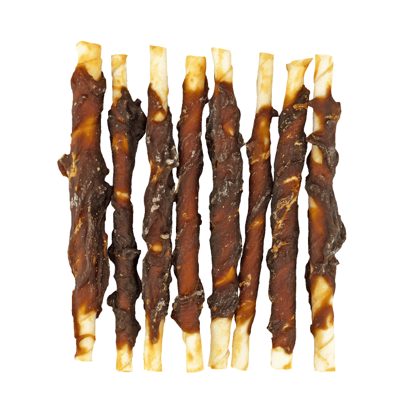 Braaaf Rawhide Roll Sticks And - 8 stk Braaaf Rawhide Roll Sticks And - 8 stk