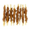Rawhide Roll Sticks Kylling - 8 stk  Kornfri hundegodbidder Braaf