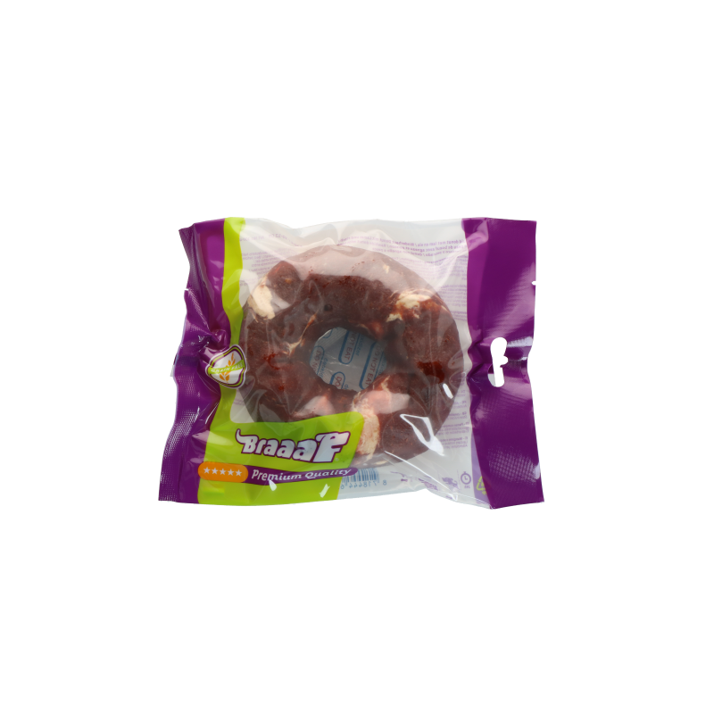 Braaaf Råhud-donut med lam og fisk Braaaf Råhud-donut med lam og fisk