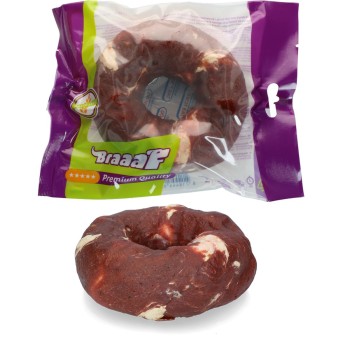 Råhud-donut med lam og fisk  Kornfri hundegodbidder Braaf