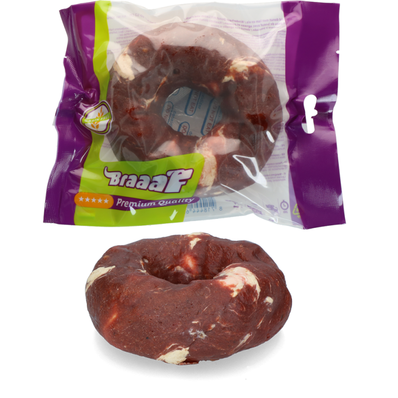 Braaaf Råhud-donut med lam og fisk Braaaf Råhud-donut med lam og fisk