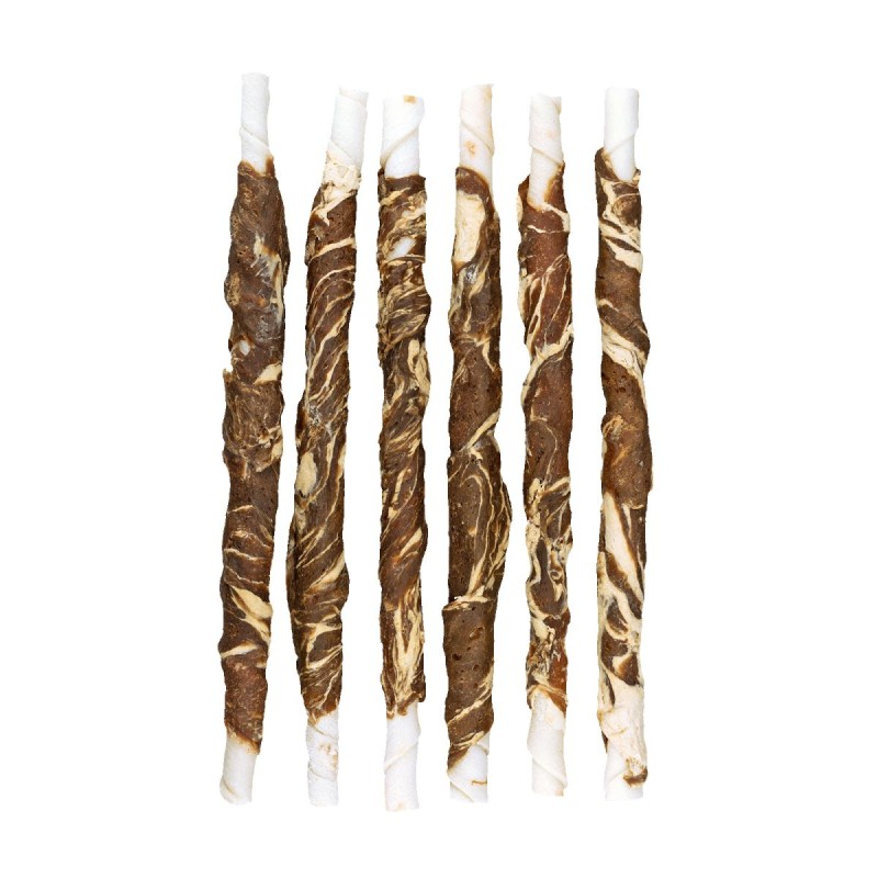 Rawhide Twister Lam Kornfri hundegodbidder Braaf Rawhide Twister Lam Kornfri hundegodbidder Braaf