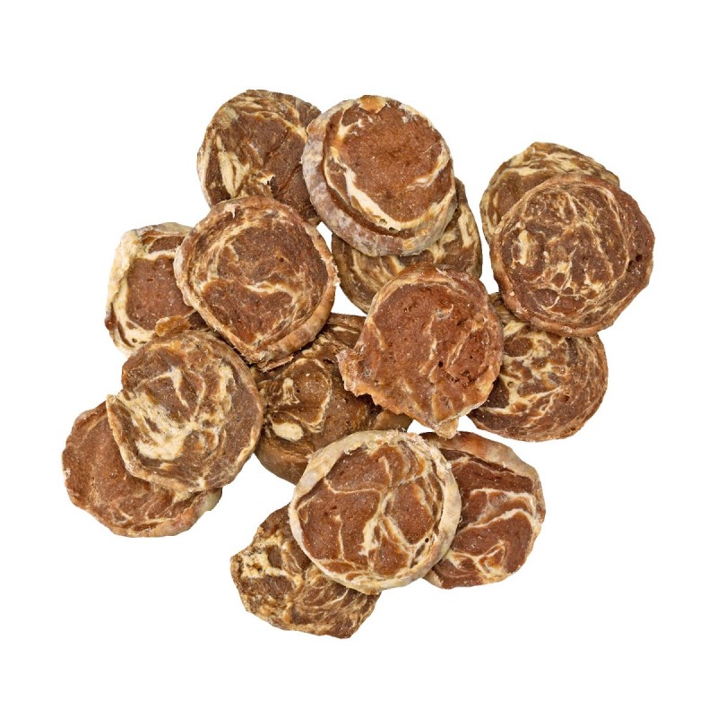 Bløde snackchips - Oksekød og fisk Kornfri Braaaf Hundegodbidder Bløde snackchips - Oksekød og fisk Kornfri Braaaf Hundegodbidder