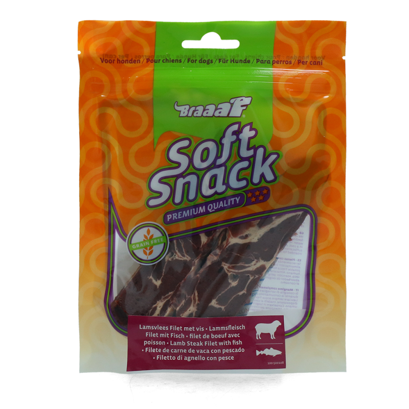 Braaaf Blød snackfilet - Lam Braaaf Blød snackfilet - Lam