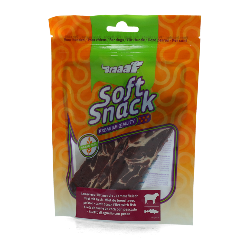 Braaaf Blød snackfilet - Lam Braaaf Blød snackfilet - Lam
