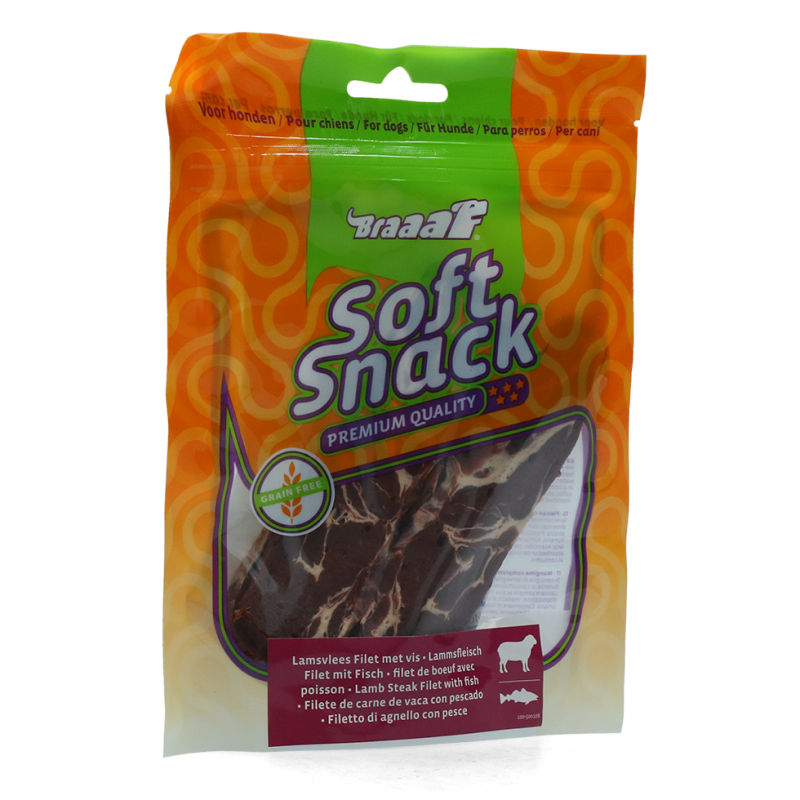 Braaaf Blød snackfilet - Lam Braaaf Blød snackfilet - Lam