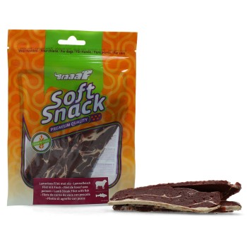 Blød snackfilet - Lam Kornfri Braaaf Hundegodbidder