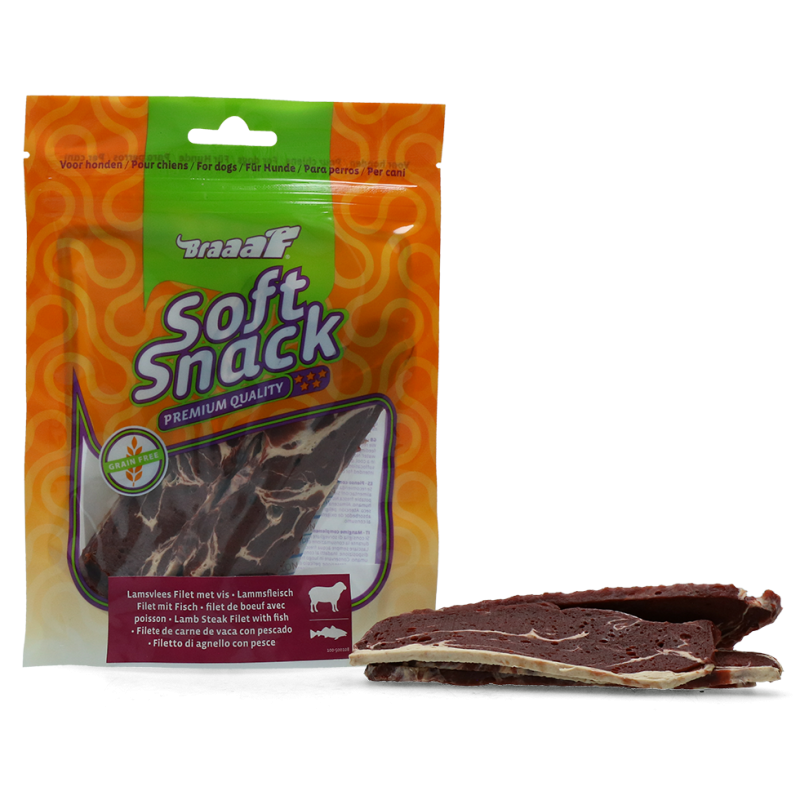 Braaaf Blød snackfilet - Lam Braaaf Blød snackfilet - Lam
