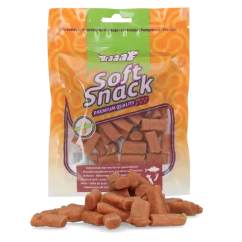 Soft Snack Tun stick med gulerod og grønne bønner Glutenfri Braaaf Hundegodbidder Soft Snack Tun stick med gulerod og grønne bønner Glutenfri Braaaf Hundegodbidder