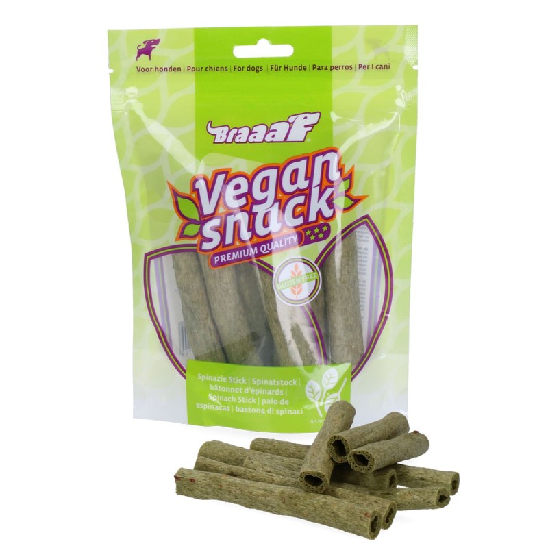 Vegansk snackspinatpind - Glutenfri Braaaf Hundegodbidder