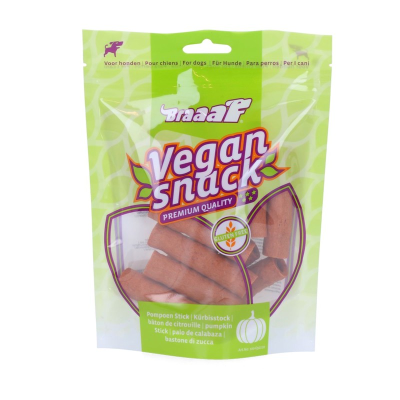 Vegansk Snack Græskarpind - Glutenfri Braaaf Hundegodbidder Vegansk Snack Græskarpind - Glutenfri Braaaf Hundegodbidder