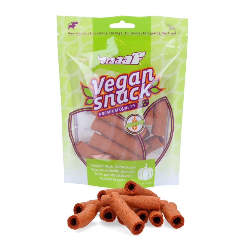 Vegansk Snack Græskarpind - Glutenfri Braaaf Hundegodbidder