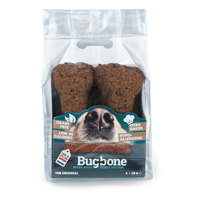 Medium snacks 6 stk a 30g Bugbone Medium snacks 6 stk a 30g Bugbone