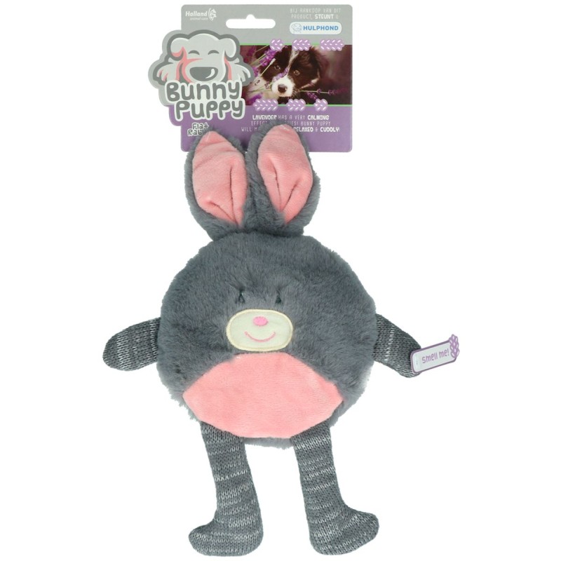 Flad kanin Bunny Puppy Hundelegetøj