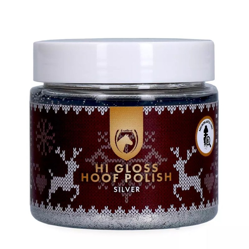 Excellent Horse Christmas Hi Gloss hovpolish sølv 150 ml