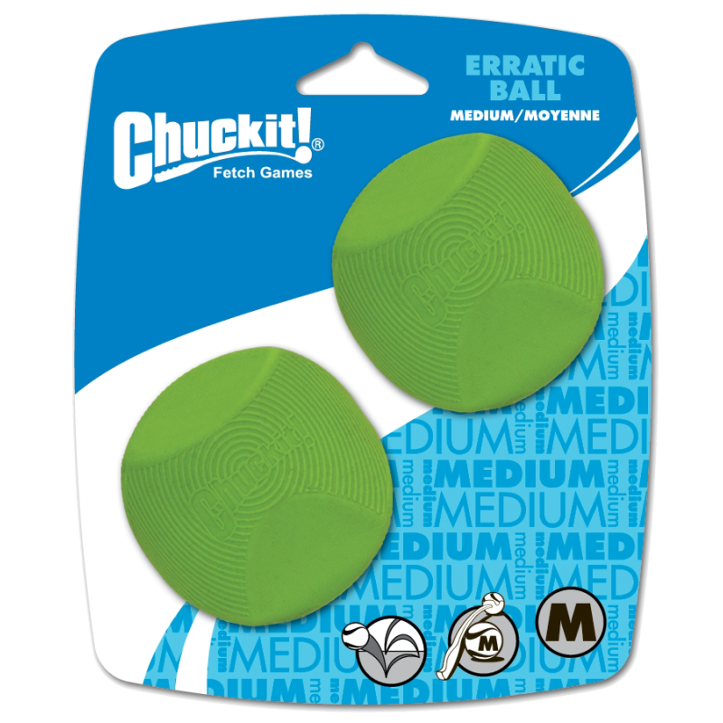 Chuckit! Erratic Ball M (2-pak) Chuckit! Erratic Ball M (2-pak)
