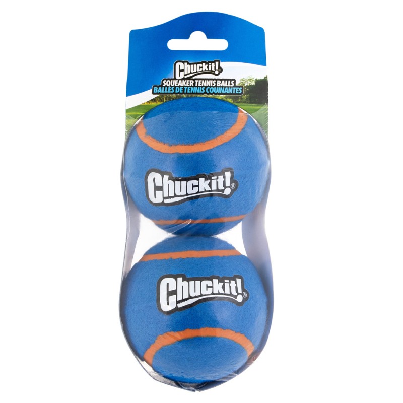 Chuckit! Squeaker Tennisbolde L (2-pak) Chuckit! Squeaker Tennisbolde L (2-pak)
