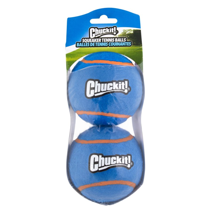 Chuckit! Squeaker Tennisbolde XL (2-pak) Chuckit! Squeaker Tennisbolde XL (2-pak)