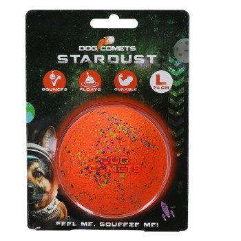 Stjernestøv Orange L Hundelegetøj Dog Comets