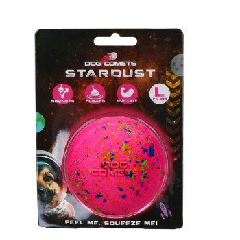 Stjernestøv lyserød L Hundelegetøj Dog Comets
