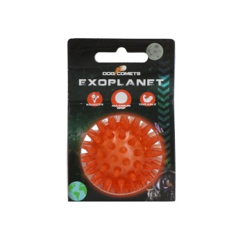 Exoplanet Spiky Ball S Orange Hundelegetøj Dog Comets