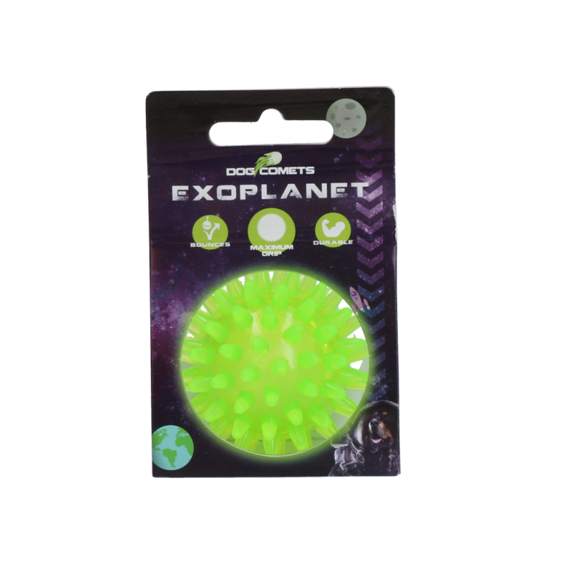 Dog Comets Exoplanet Spiky Ball S Grøn Dog Comets Exoplanet Spiky Ball S Grøn