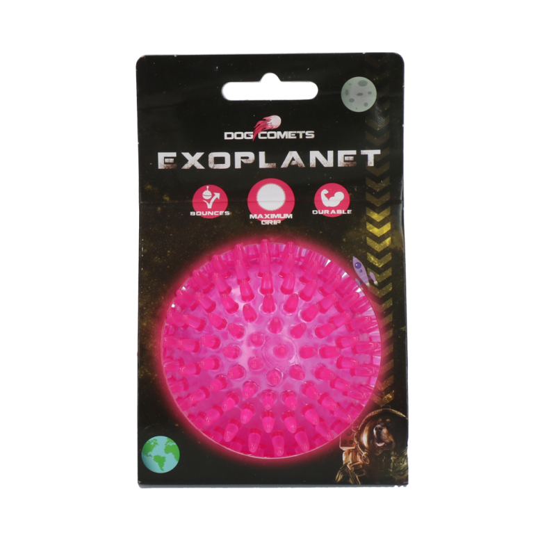 Dog Comets Exoplanet Spiky Ball M Pink Dog Comets Exoplanet Spiky Ball M Pink