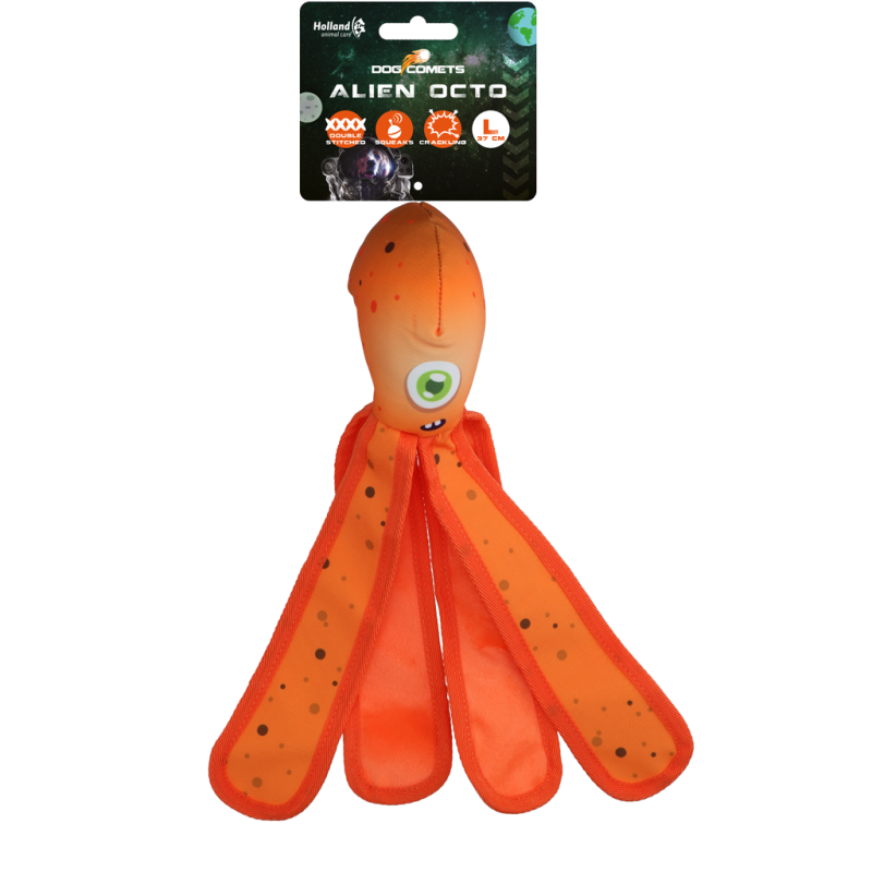 Dog Comets Alien Octo L Orange Dog Comets Alien Octo L Orange