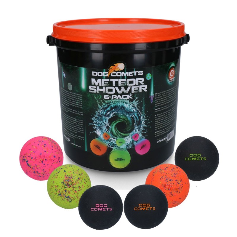 Meteorsværm (spand med 6 medium stjernestøvkugler)   Dog Comets
