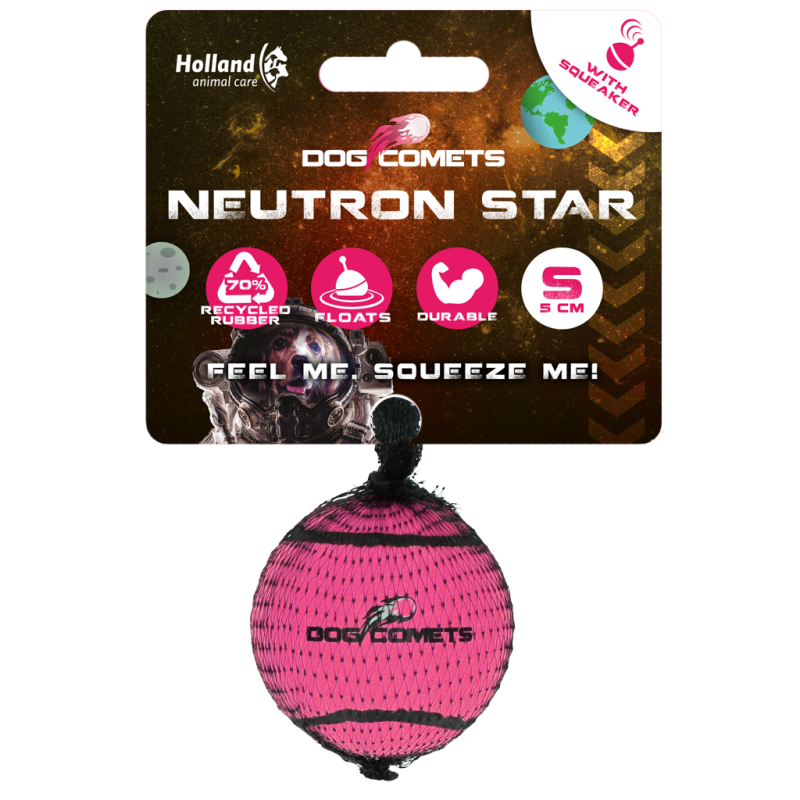 Dog Comets Neutron Star Tennisbold Med Pibe S Pink Dog Comets Neutron Star Tennisbold Med Pibe S Pink