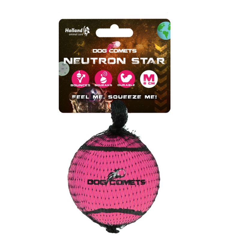 Dog Comets Neutron Star Tennisbold Med Pibe M Pink Dog Comets Neutron Star Tennisbold Med Pibe M Pink