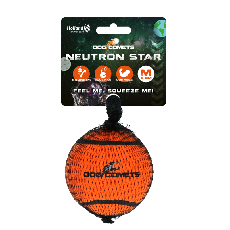 Dog Comets Neutron Star Tennisbold med Pibe M Orange Dog Comets Neutron Star Tennisbold med Pibe M Orange