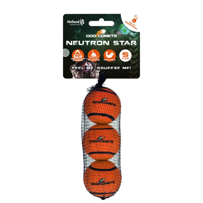 Tennisbold med Pirrende S Orange (3-pak) Neutron Star