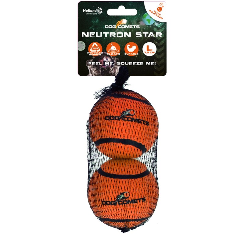 Neutron Star Tennisbold Med Pirrende L Orange (2-pak)